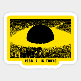 1988 7 16 Tokyo v2 Sticker